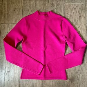 Astrid Sculpt Knit Top in Granita Pink